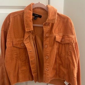 forever 21 cropped corduroy jacket